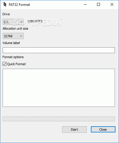 FAT32format GUI (GUIFormat) Crack + Serial Number