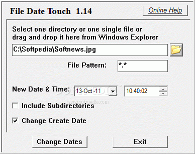 File Date Touch Crack + License Key Download