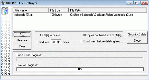 File Destroyer Serial Number Full Version