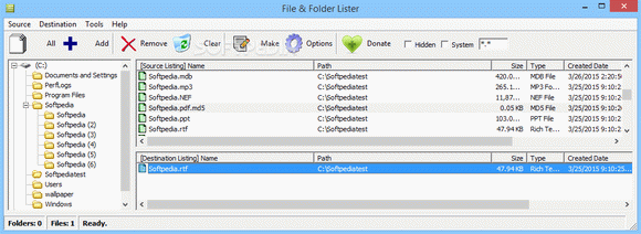 File & Folder Lister Serial Number Full Version