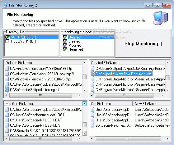 File Monitoring Crack + Serial Number Updated