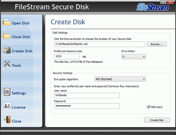 FileStream Secure Disk [DISCOUNT: 29% OFF] Crack + Keygen Updated