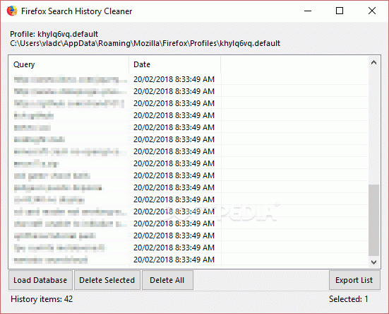 Firefox Search History Cleaner Crack + Serial Number