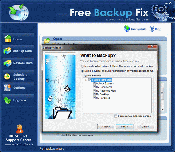 Free Back Up Fix Crack & Activator