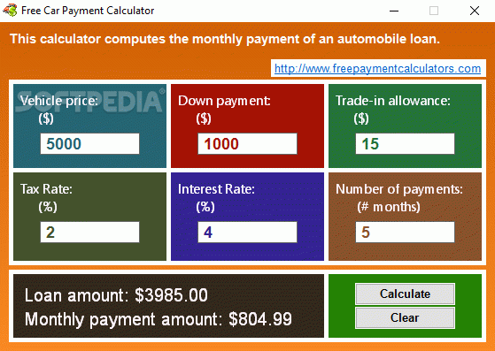 Free Car Payment Calculator Crack & Keygen