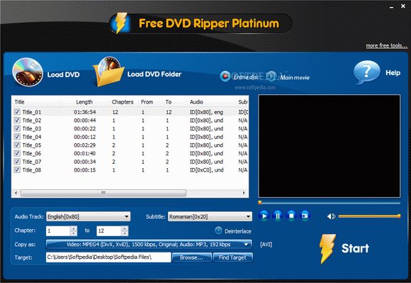 Free DVD Ripper Platinum Crack With License Key