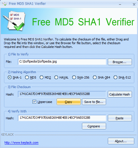 Free MD5 SHA1 Verifier Crack With Serial Key Latest