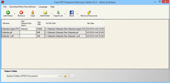Free PDF Password Remover Serial Key Full Version