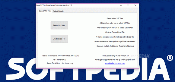 Free VCF to Excel xlsx Converter Crack + Activation Code (Updated)