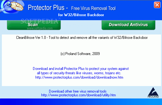 Free Virus Removal Tool for W32/Bifrose Backdoor Crack + License Key
