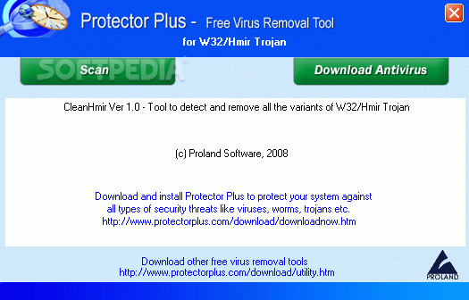 Free Virus Removal Tool for W32/Hmir Trojan Crack Plus Activator