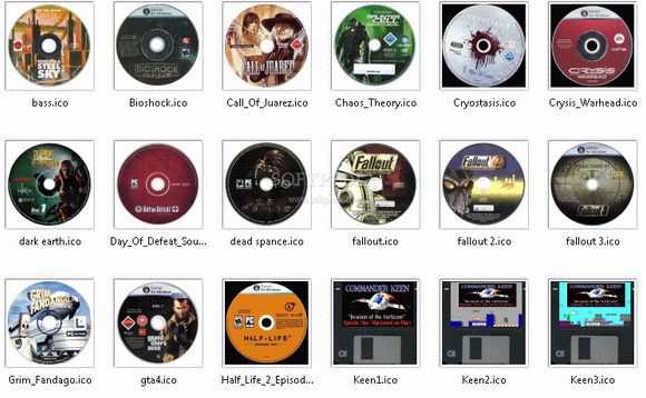 Game CD DVD Diskette Icons Crack With Keygen Latest
