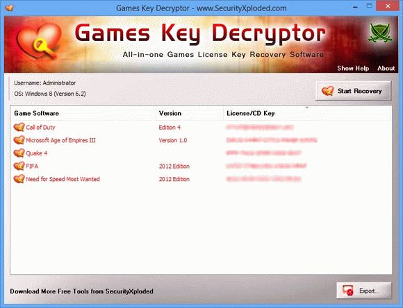 Games Key Decryptor Crack With Serial Key