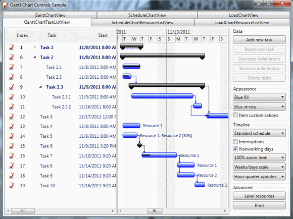 Gantt Chart Library Crack With License Key Latest