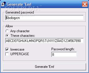 Generate 'Em! Serial Number Full Version