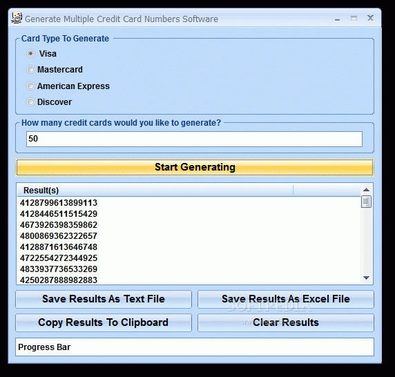 Generate Multiple Credit Card Numbers Software Crack & Activation Code