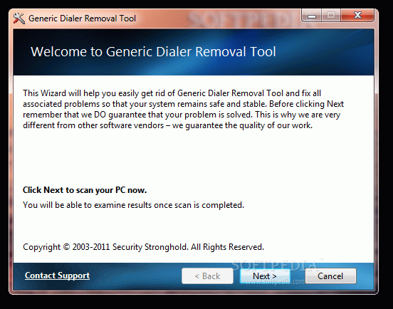 Generic Dialer Removal Tool Crack With Serial Key