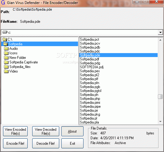 Gian Virus Defender - File Encoder/Decoder Crack With Activation Code