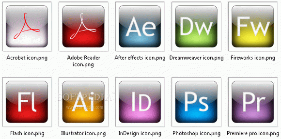 Glowing Adobe Icons Crack With Keygen 2024