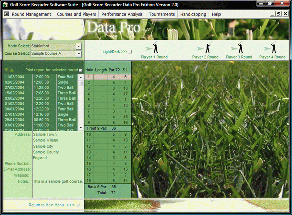 Golf Score Recorder Software Suite Crack + License Key (Updated)