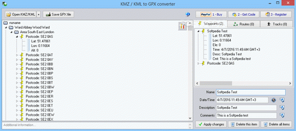 KMZ / KML to GPX converter Crack + Activation Code (Updated)