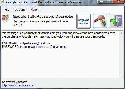 Google Talk Password Decryptor Crack + Activator Updated