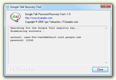 Google Talk Password Recovery Tool Crack With License Key