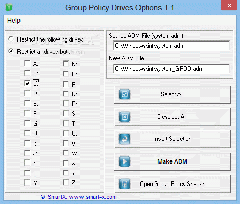 Group Policy Drives Options Crack Full Version