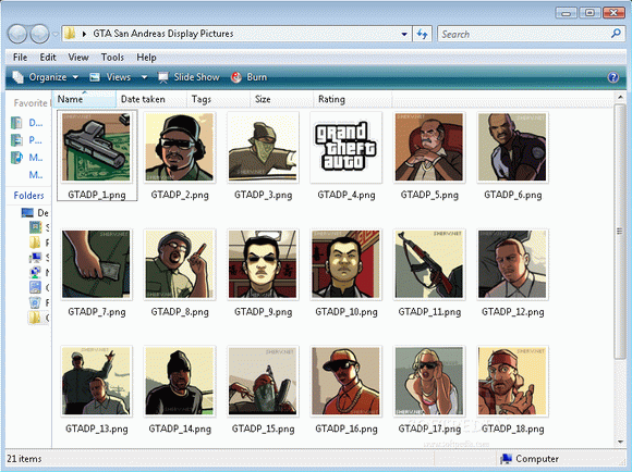 GTA San Andreas Display Pictures Crack + Activation Code