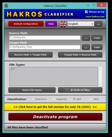 Hakros Classifier Activation Code Full Version