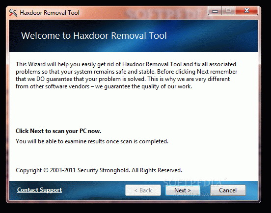 Haxdoor Removal Tool Serial Number Full Version