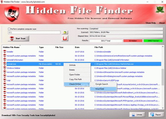Hidden File Finder Crack With Keygen Latest