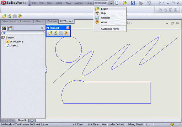 PLT Export for SolidWorks (formerly HPGL Export for SolidWorks) Crack With Activation Code
