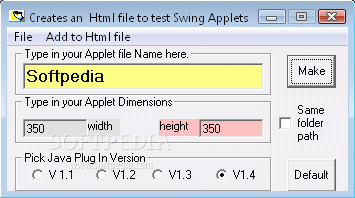 Html Java Swing Applet Creator Crack + Serial Key (Updated)