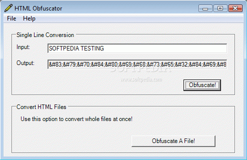 HTML Obfuscator Crack + Activation Code