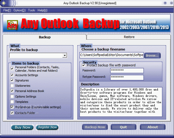 Any Outlook Backup Crack + Serial Number Download 2022