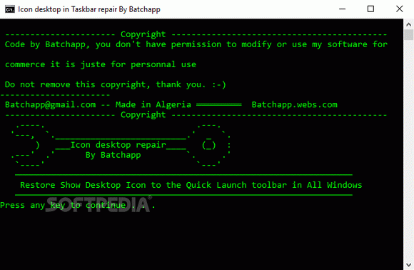 Icon desktop in Taskbar repair Crack With Serial Key Latest 2024