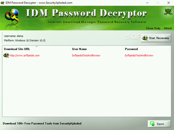 IDM Password Decryptor Activation Code Full Version