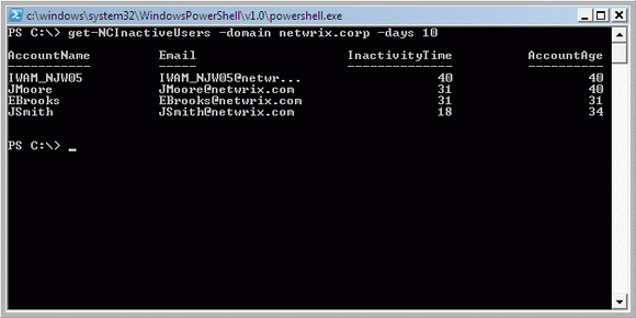 Inactive Users Tracker PowerShell Cmdlet Crack With License Key Latest