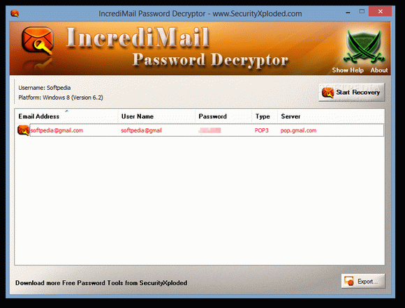IncrediMail Password Decryptor Crack & Keygen