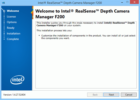Intel RealSense Depth Camera Manager F200 Crack + Activation Code