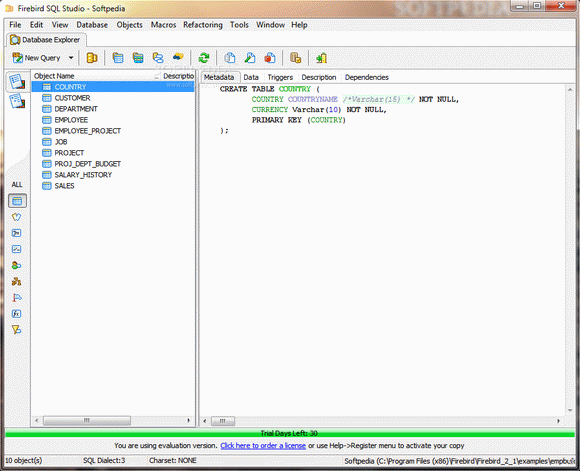 Firebird SQL Studio (formerly Interbase/Firebird Development Studio) Crack + Keygen Download 2022
