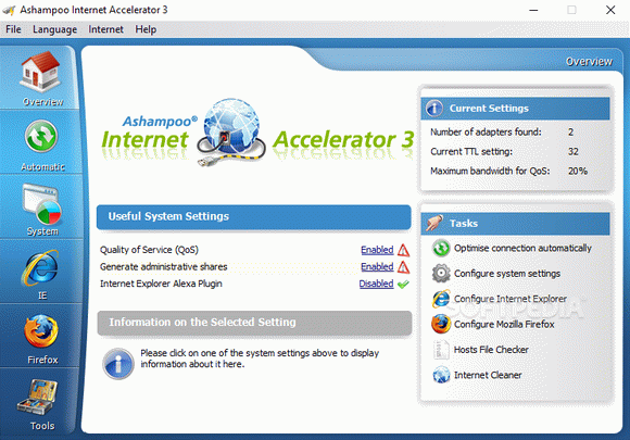 Ashampoo Internet Accelerator Crack & Activator