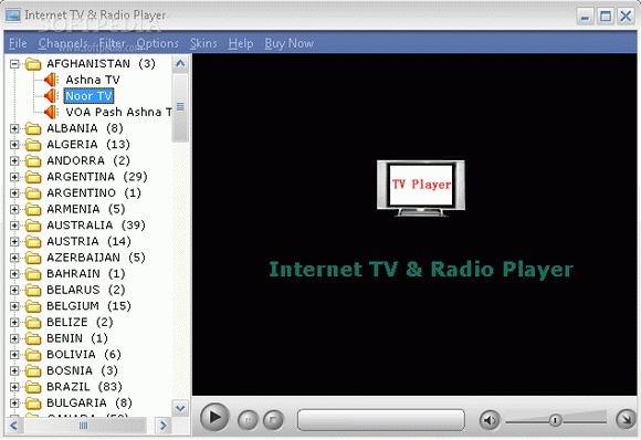 Internet TV & Radio Player