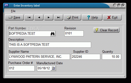Inventory label Crack With License Key Latest