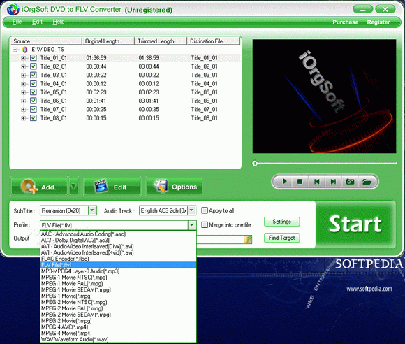 iOrgSoft DVD to FLV Converter Crack Plus Serial Key