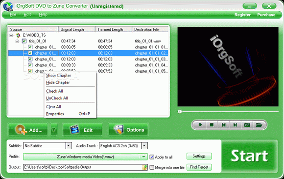 iOrgSoft DVD to Zune Converter Crack Plus Activation Code