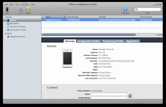 iPhone Configuration Utility Serial Key Full Version