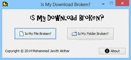 Is My Download Broken? Crack & Serial Key