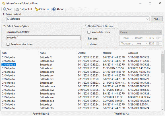 isimSoftware Folder List Print Crack & Activator